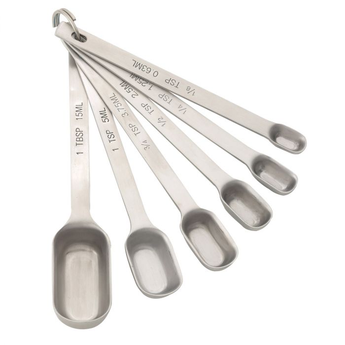 Baking Spice Measuring Spoons in Heavyweight Stainless Steel