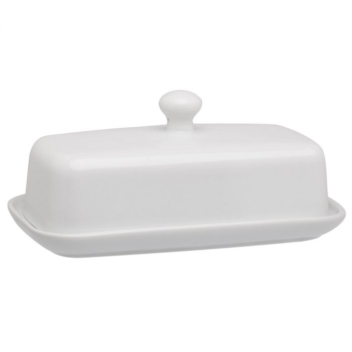 Fine Porcelain Butter Dish with Lid