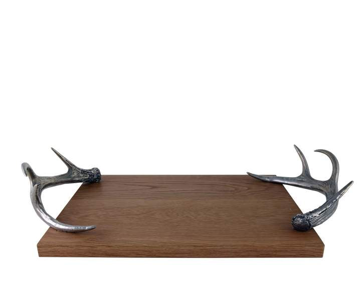 Vagabond House Cheese Tray with Antler Handle