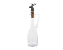 Load image into Gallery viewer, Cruet Glass Bottle Elk Cork
