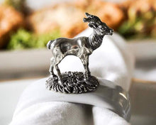 Load image into Gallery viewer, Vagabond House Deer Stoneware Napkin Ring
