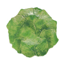 Load image into Gallery viewer, Foglia Stone Green Dinner Plate
