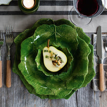Load image into Gallery viewer, Foglia Stone Green Dinner Plate

