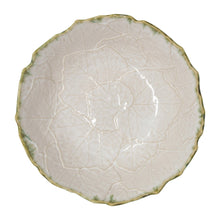 Load image into Gallery viewer, Foglia Stone White Medium Serving Bowl
