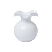 Load image into Gallery viewer, Hibiscus Glass White Bud Vase
