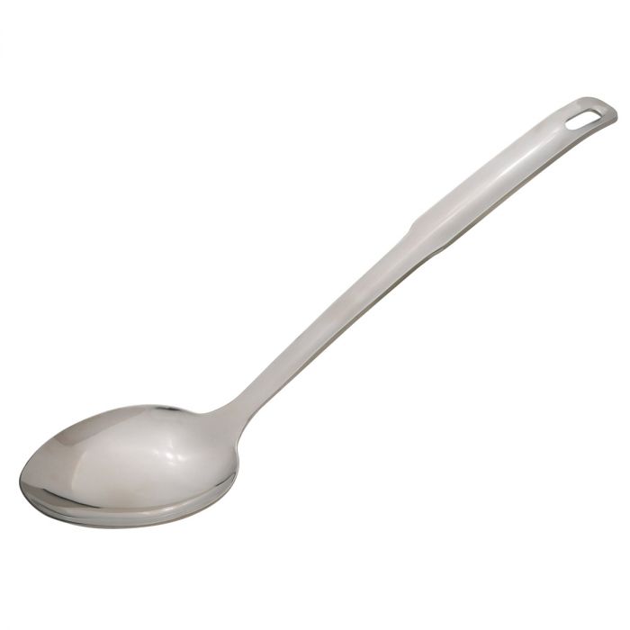Kitchen Solid Serving Spoon with Long Handle 12.5in