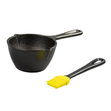 Load image into Gallery viewer, Lodge Cast Iron Melting Pot &amp; Silicone Brush

