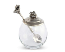 Load image into Gallery viewer, Vagabond House Bee Honey Pot with Spoon
