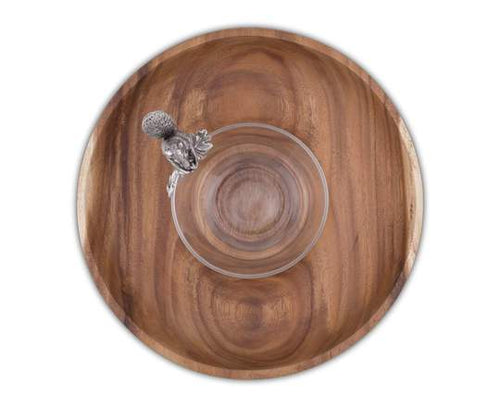 Wood Ring Serving Bowl